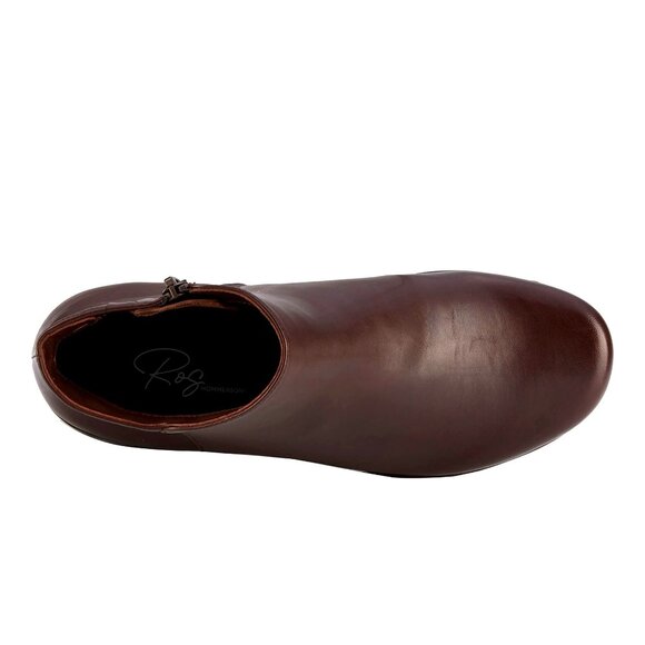 Ros Hommerson Ezra Womens Brown Leather Ankle Boots Size 10.5M With Box - Picture 2 of 7